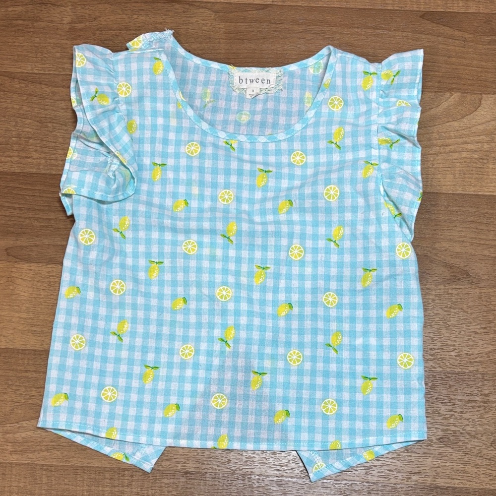 Girls Set Lemon Pattern - Picture 5 of 6